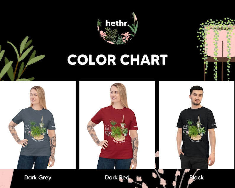 When life gives you plants, create a jungle! (Unisex t-shirt)