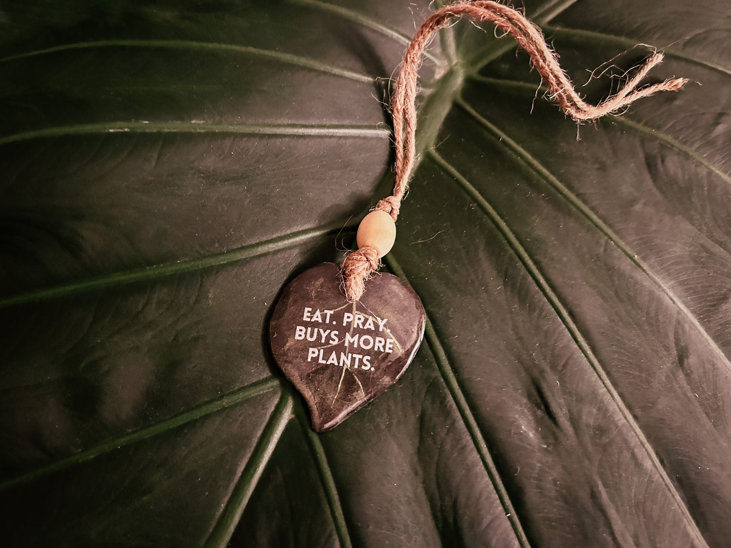 Plant Leaf Quote Decor